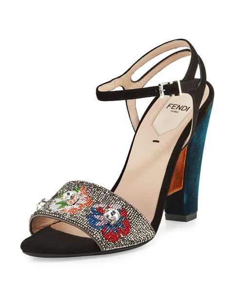 fendi stud fantasia sandal|Women's Designer Sandals & Mules .